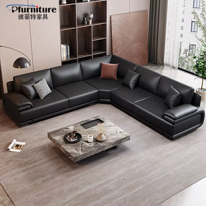 Sofá de Lujo para Sala de Estar, Muebles Curvos para el Hogar, Conjuntos de Sofás Modernos de Tela de Terciopelo - Product Image 4