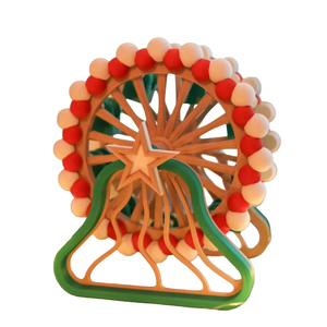 Adorno Navideño de Rueda de la Fortuna Impreso en 3D Personalizado Oddcraft, Juguete Coleccionable Novedoso, OEM y ODM Disponibles - Product Image 1