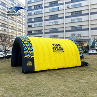 Tente tunnel gonflable géante et durable pour événements extérieurs, garages de fête, salons professionnels - Vente chaude directe usine