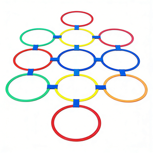 Innovador Juego de Anillos de Agilidad con Círculos de Plástico para Entrenamientos Dinámicos de Niños y Juego Interactivo - Product Image 4
