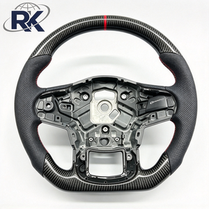 Volante de Fibra de Carbono Real, Mejora Interior para <span class=keywords><strong>Ford</strong></span> <span class=keywords><strong>F150</strong></span> <span class=keywords><strong>Raptor</strong></span> 2015-2020, <span class=keywords><strong>Precio</strong></span> Bajo al por Mayor, Directo de Fábrica - Product Image 3