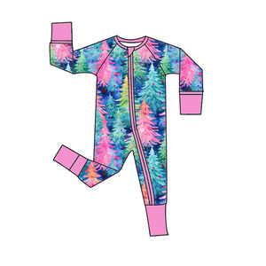 Bambus-Pyjamas Versandfertig Kinder-Hersteller Maßgeschneiderte Baby-Strampler Pyjamas Kinderkleidung Bambus-Bekleidung Mystery Box/Überraschungsbox - Product Image 2