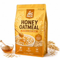 Sachet Doypack Personnalisé Imprimé pour Biscuits, Snacks, Bonbons, Céréales et Granola, en Plastique Scellé avec Fermeture Zip
