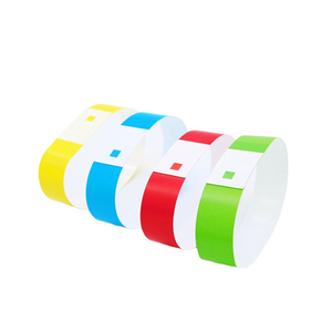 Bracelets de poignet en papier Dupont imprimés sur mesure, jetables, indéchirables, pour Festival, <span class=keywords><strong>billet</strong></span>, pour événement - Product Image 1