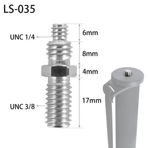 Accesorios para Cámara, Tornillo de 1/4 3/8, Adaptador de Montaje de Tornillo para Trípode, Tornillo de Liberación Rápida para Cámara DSLR, Flash, Trípode, Soporte de Luz - Product Image 4