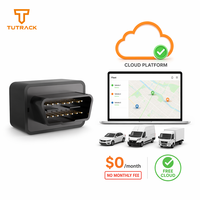 Rastreador GPS OBD 4G con Google Maps, Plug and Play, Posicionamiento GPS BDS LBS en Tiempo Real, Geocerca, Alarma de Vibración, Antirrobo para Flotas