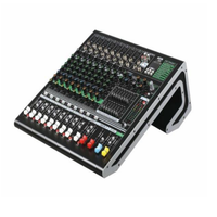 Mélangeur audio professionnel 16DSP EFFECT t.i système de son audio console de mixage de micro karaoké