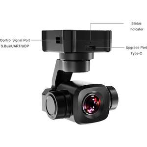 SoloGood SIYI A8 Mini 4K 8MP Ultra HD 6X Caméra à cardan à zoom numérique avec suivi intelligent de l'identification AI Caméra FPV à vision nocturne HDR - Product Image 5