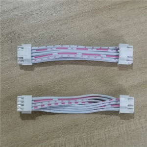PHB 2,0mm zweireihiges Schnallen anschluss kabel Doppelkopf Reverse Rot Weiß Flach band kabel 2 * 2P34P5P6P8P10P12P15P20P30P - Product Image 3