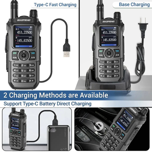 Walkie Talkie Baofeng Uv-21 Pro <span class=keywords><strong>de</strong></span> 999 Canales, Alta Potencia, Doble Banda, Tipo-C, Impermeable, Intercomunicador, Radio Amateur para <span class=keywords><strong>Caza</strong></span> - Product Image 3