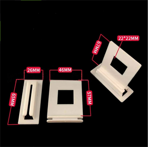 Clips de Plástico ABS Blancos para Estantes Corrugados, Conectores de Cartón para Exhibición de Accesorios, en Oferta - Product Image 2
