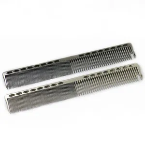 Professional Ultra Thin Hair Salon Equipment Barber Aluminum Cutting For Metal Hairdressing Styling Comb