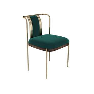Designer Furniture Wholesale Stylist Replicate Fancy Color Velvet Green <strong>Dining</strong> <strong>Chairs</strong> Sets <strong>Funky</strong> Furnitures with Brand for Fren - Product Image 1