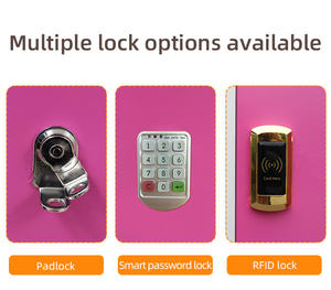 Zoxin Armoire de vestiaire en métal durable Serrures électroniques/clés/codes Conception à 9 portes pour les fournitures d'uniformes <span class=keywords><strong>du</strong></span> personnel de l'hôtel - Product Image 6