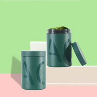 Boîte ronde personnalisée écologique en acier inoxydable pour thé et café Fournisseur de boîtes de conserve en poudre pour supplément de protéines