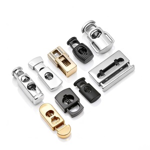 สายล็อคสายยูโลหะแบบสองรูยืดหยุ่น3มม. มีฮู้ดสายเสื้อแจ็คเก็ตอุปกรณ์เสริมสายรัดสำหรับเสื้อฮู้ด - Product Image 3