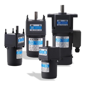 Moteur à engrenages à induction AC monophasé/triphasé à faible régime et couple élevé, 60mm-104mm, 10W-200W, avec contrôle de vitesse - Product Image 3