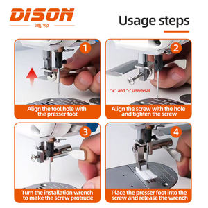 Dispositivo Auxiliar de Pie Superior de Cambio Rápido SY-149, Pie <span class=keywords><strong>Prensatelas</strong></span> Universal - Product Image 6