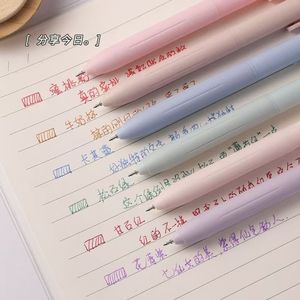 Stylos gel Xi Peptide, couleurs Morandi, stylo à bouton poussoir pour écrire, emballage en boîte - Product Image 2