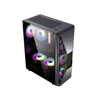 Full Tower With Power Supply Gaming Pc Cabinet Host Desktop Computer case