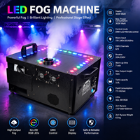 Machine à fumée verticale MOKE 3000W avec LED, 42x3W RGB, DMX, télécommande LCD, hauteur de jet de 10m, intensité réglable, pour scène, mariage, concert, DJ, spectacle