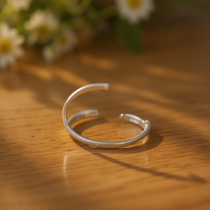 Pendientes de Aro de Oro Blanco E3357, Estilo Clásico Unisex, Joyería de Moda - Product Image 2