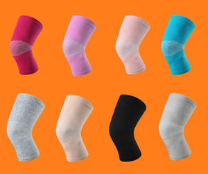 घुटने पैड थर्मल बुनना नायलॉन powerlift घुटने संपीड़न आस्तीन बांस घुटने समर्थन पुराने ऑस्टियोआर्थराइटिस संभालो - Product Image 6