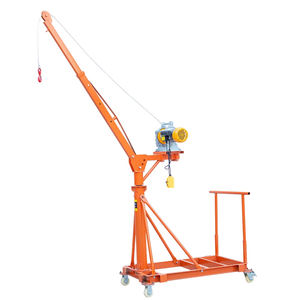 मिनी लिफ्टिंग क्रेन 100 किलोग्राम 300 किलोग्राम थोक मूल्य निर्माण सामग्री उठाने वाले उपकरण बंदर लिफ्ट मिनी क्रेन - Product Image 6