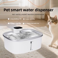 Banabapet 10L Tempat Minum Hewan Peliharaan Ultra Besar dari Baja Anti Karat, Dispenser Air Otomatis untuk Anjing Besar dan Rumah Tangga dengan Banyak Hewan Peliharaan