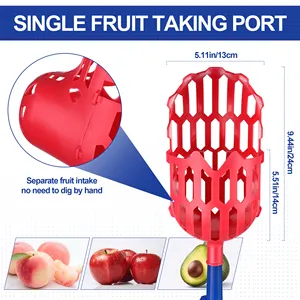 Cueilleur de fruits facile à atteindre cueilleur de fruits télescopique outil de jardin télescopique agriculteur poignée outil télescopique cueillette de fruits