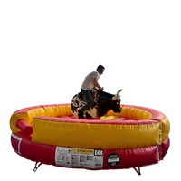Toro mécanique gonflable HUAAO pour adultes, couleur personnalisée, PVC anti-UV, pompe électrique, installation facile, idéal pour événements commerciaux