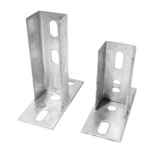 Fixations solaires en acier au carbone OEM ODM, accessoires photovoltaïques, accessoires solaires, support d'angle en acier galvanisé - Product Image 4