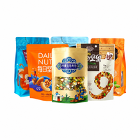Eco Composteerbare Biologisch Afbreekbare Pla Recyclebare Embossing Ambachtelijke Kraftpapier Verpakking Custom Stand Zakje Voedsel Gedroogd Fruit Pet