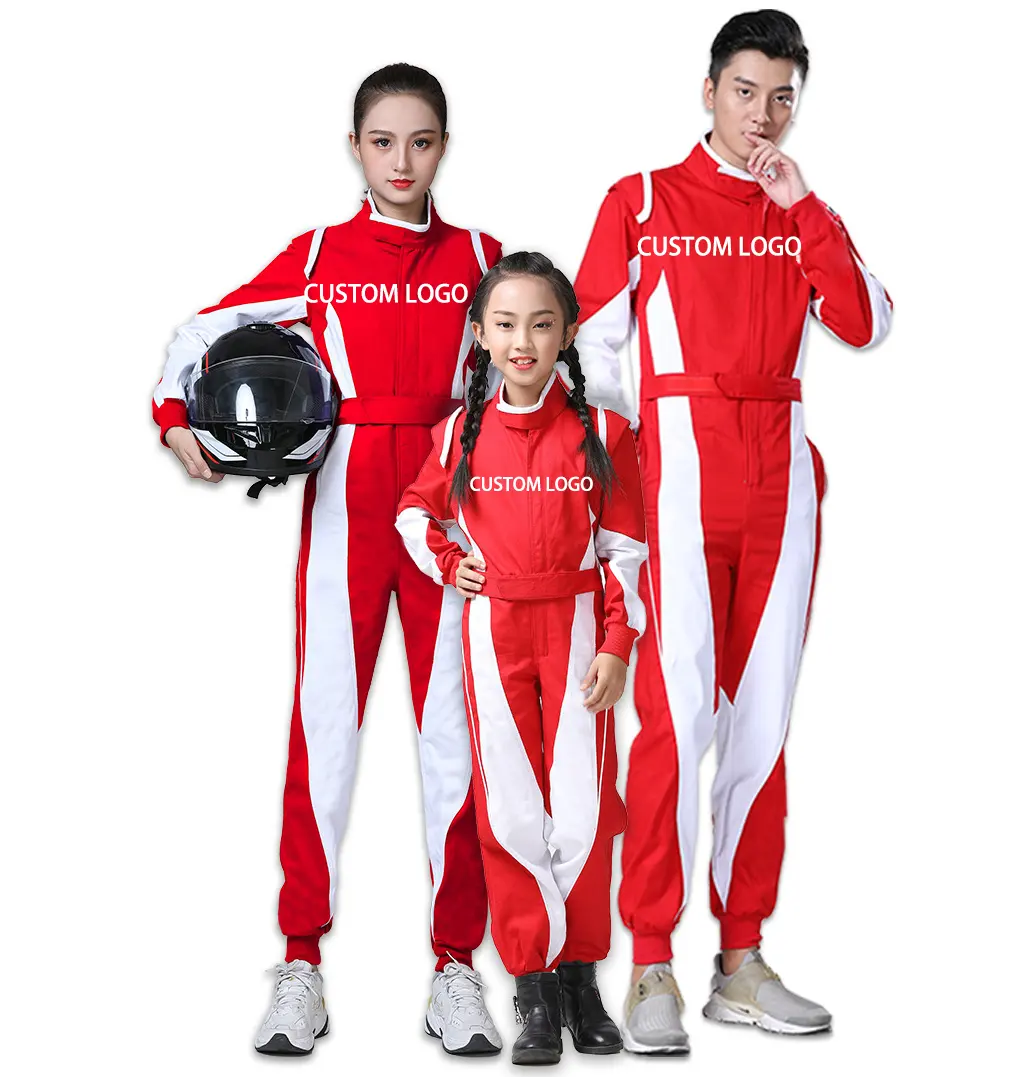 Custom logo go kart racing suit motorcycle clothing cheap go kart kit set for adult kids