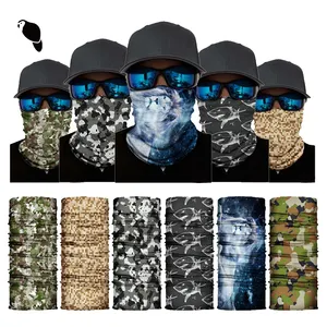 Headwear Sporty Multifunctional Seamless Tube Bandana Scarf Mens Neck Gaiters Face Bandana Seamless Cycling Neck Gaiter Warmer