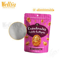 Sachet Doypack de luxe personnalisé avec logo, imprimé multicolore, pour emballage de noix, qualité alimentaire supérieure, pour noix de cajou et amandes