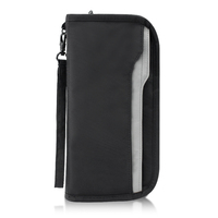 Étui organisateur de documents de voyage familial haut de gamme porta pasaportes familier carte capacieuse protéger porte-passeport RFID portefeuilles