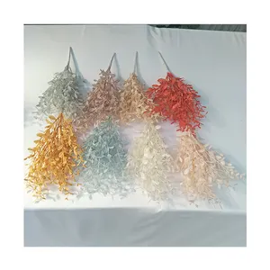 优质定制软雾凇大米兰装饰人造塑料花