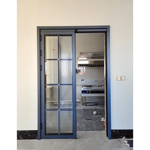 Tiết kiệm không gian Bi-directional mở nhôm Patio cửa nhiệt phá vỡ Tempered Kính trượt-pivot thiết kế nhà máy Outlet - Product Image 3