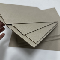 Wholesale Gray Board Customized Thickness Roll Raw Material Grey Chip Board 350gsm 400g 600g 900g 1000g 1200g Grey Paperboard