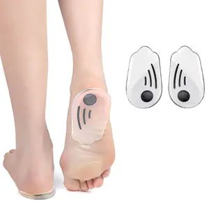 Силиконовая ортопедическая стелька, магнитная самоклеящаяся подушка для обуви, корректирующая стелька для пятки, гелевая клейкая вставка для обуви