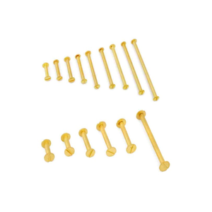 Premium Brass File <b>Screw</b>, Corrosion Resistant for Machinery, Equipment, and Home Projects - Product Image 3