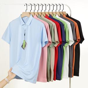 Camisas Unisex 100% Poliéster Especial Transpirable para Hombre con Logotipo Personalizado Impreso, Manga Corta, Cierre de Botones, Tejido de Punto - Product Image 1