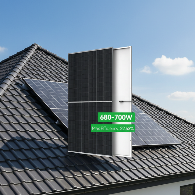 Best Quality Cheap Price 440W 450W 550W 600W 650W 700W 750W Topcon Solar Panel Highest Efficiency 600W Solar Panel for Home