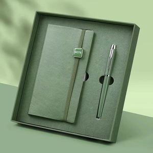 Coffrets Cadeaux Promotionnels pour Entreprises : Carnet A6 et Stylo Personnalisés avec Logo, Idéal pour Mariages, Cérémonies de Remise des Diplômes, Impression Sérigraphique - Product Image 1
