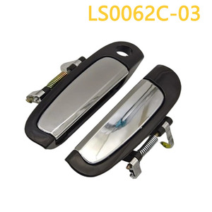 มือจับประตู Justice รุ่น LS0062C-03 สีดำเคลือบไฟฟ้า สำหรับรถยนต์ Kia Picanto Morning ปี 2003-2011 - Product Image 4