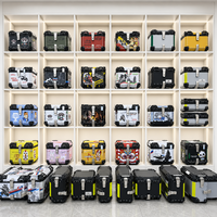 Top Case en Aluminium pour Moto 43L + Sacoches Latérales 39L Étanche à Démontage Rapide pour Moto et Maxi-Scooter – Kit de Rénovation/Mise à Niveau