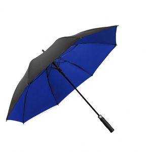 Parapluie pliant de couleur unie, logo personnalisé, cadeaux d'affaires personnalisés, parapluie manuel pour la pluie - Product Image 1