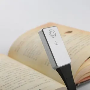 Magneet Clip Boek Licht Usb Opladen Flexibele Bladwijzerlamp 3000-5500K Dimbaar Led Leeslampje Voor Studie Lezen Thuis Kantoor