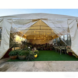 เต็นท์เคลื่อนที่แบบผลัก-ดึง ได้รับการรับรองมาตรฐาน ISO9001 - หลังคาพับเก็บได้เคลื่อนย้ายได้ทำจาก PVC พร้อมกันสาดแบบยืดหดได้ โครงเหล็กชุบสังกะสีสำหรับงานหนัก - Product Image 2